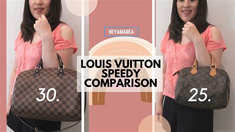 louis vuitton speedy 25 vs 30|louis vuitton speedy 30 dimensions.